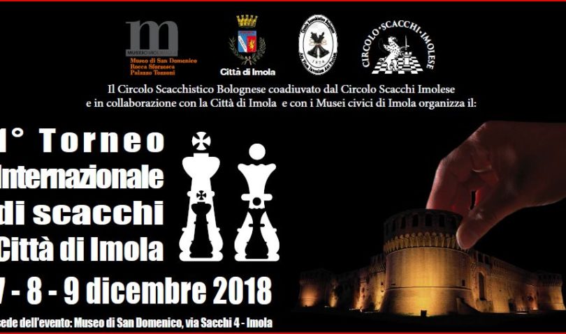 Imola capitale degli scacchi, dal 7 al 9 dicembre. Al Museo San Domenico
